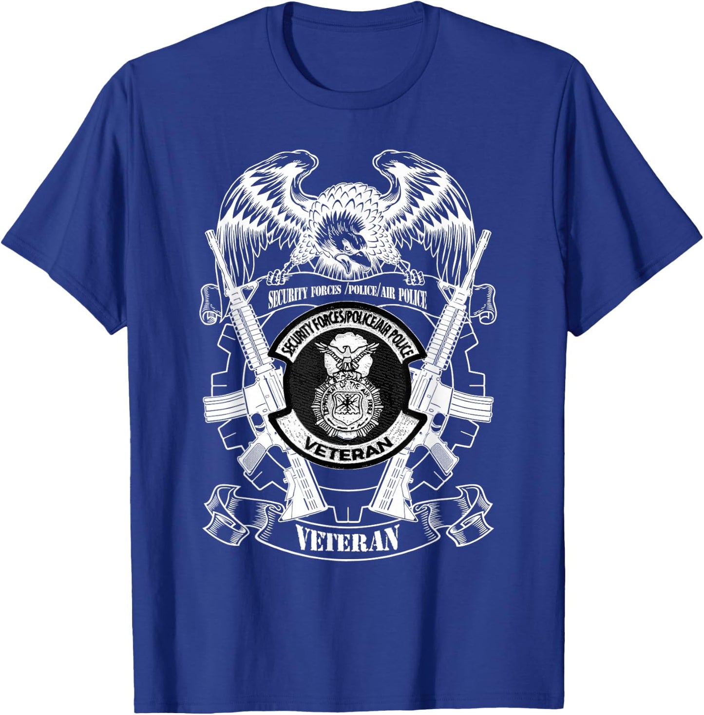 Security Forces Police Air Police Veteran T Shirt T-Shirt - T-Shirt | Royal