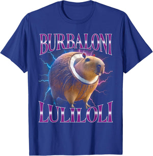 Surreal Italian Brainrot Meme Burbaloni Luliloli Funny T-Shirt - T-Shirt | Royal