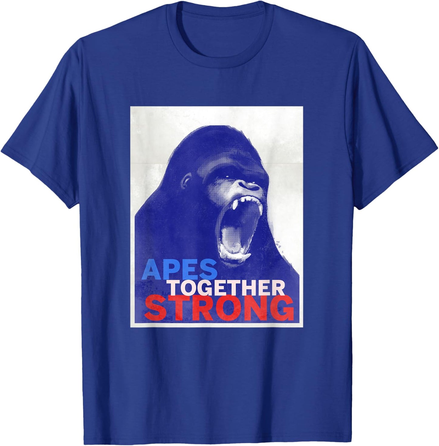 Apes Together Strong Graphic Shirt for Ape Fans T-Shirt - T-Shirt | Royal