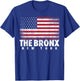 4th of July The Bronx New York NY American Flag USA T-Shirt - T-Shirt | Royal
