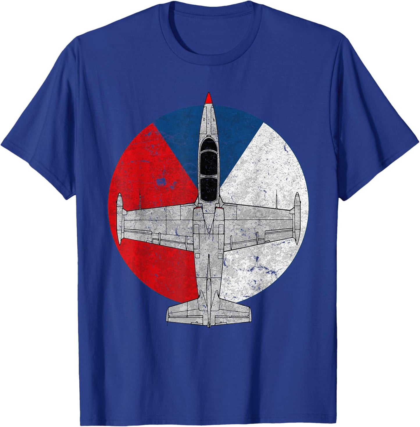L-39 Albatros Czech Jet Aircraft Vintage Pilot T-Shirt - T-Shirt | Royal