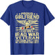 Proud Girlfriend Of Iraq War Veteran - Military Lover Gifts T-Shirt - T-Shirt | Royal