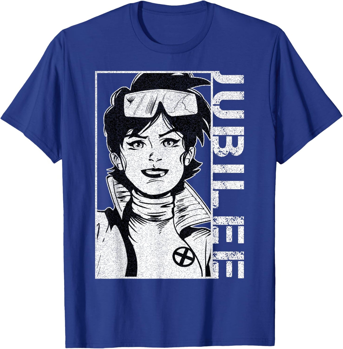 Marvel X-Men Jubilee Character Profile Face Graphic T-Shirt - T-Shirt | Royal