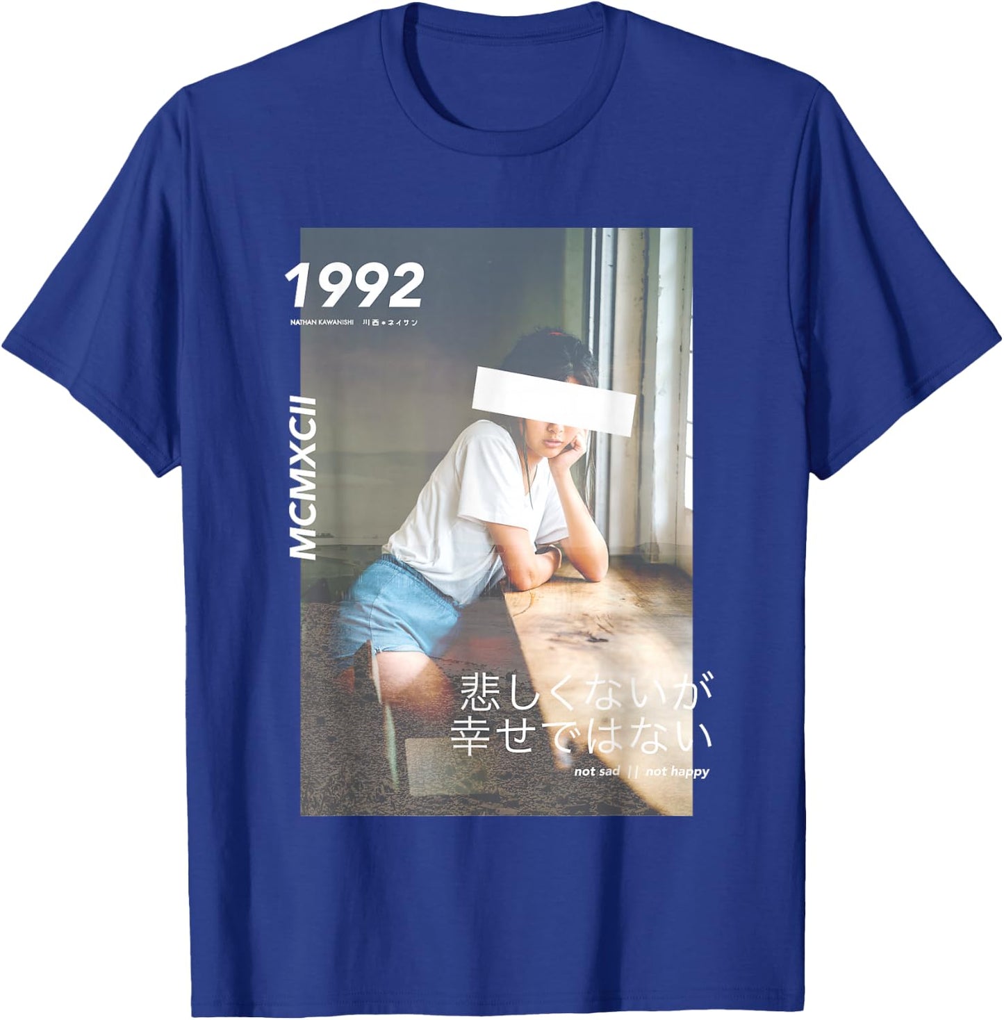 Aesthetic Japanese Vintage Streetwear Fashion Graphic T-Shirt - T-Shirt | Royal