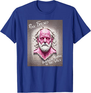 Pink Freud Another Shrink in the Wall Funny Therapy Parody T-Shirt - T-Shirt | Royal