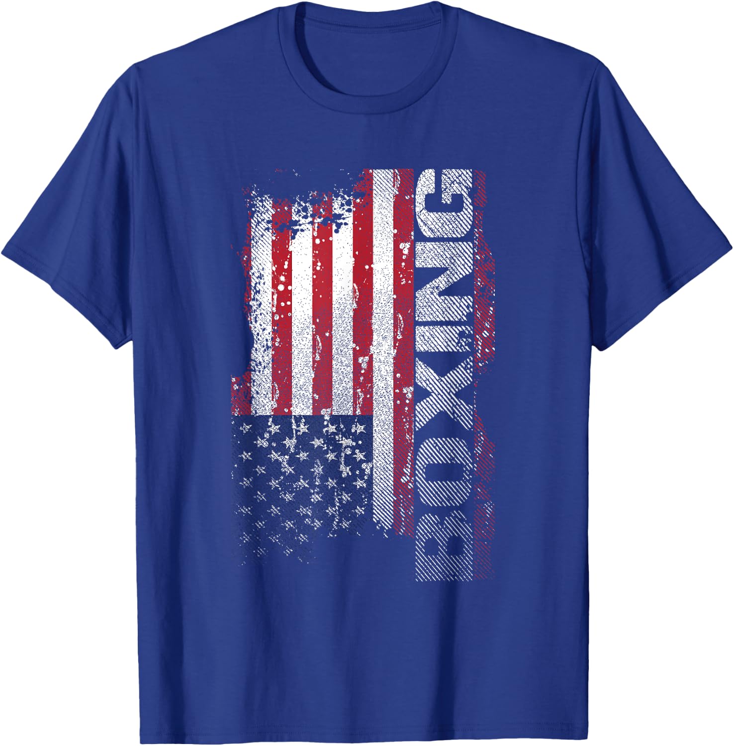 USA Flag Boxing , Boxer Gift Women Kids Men T-Shirt - T-Shirt | Royal