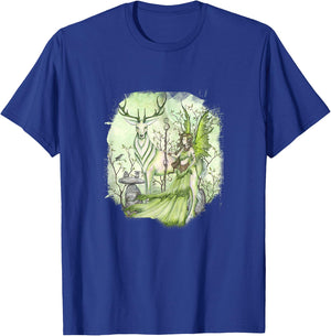 Amy Brown Art, Guardian Fairy Faery Reindeer T-Shirt - T-Shirt | Royal
