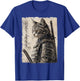 Samurai Cat Warrior Japanese Ukiyo-e Artwork Cat Samurai T-Shirt - T-Shirt | Royal