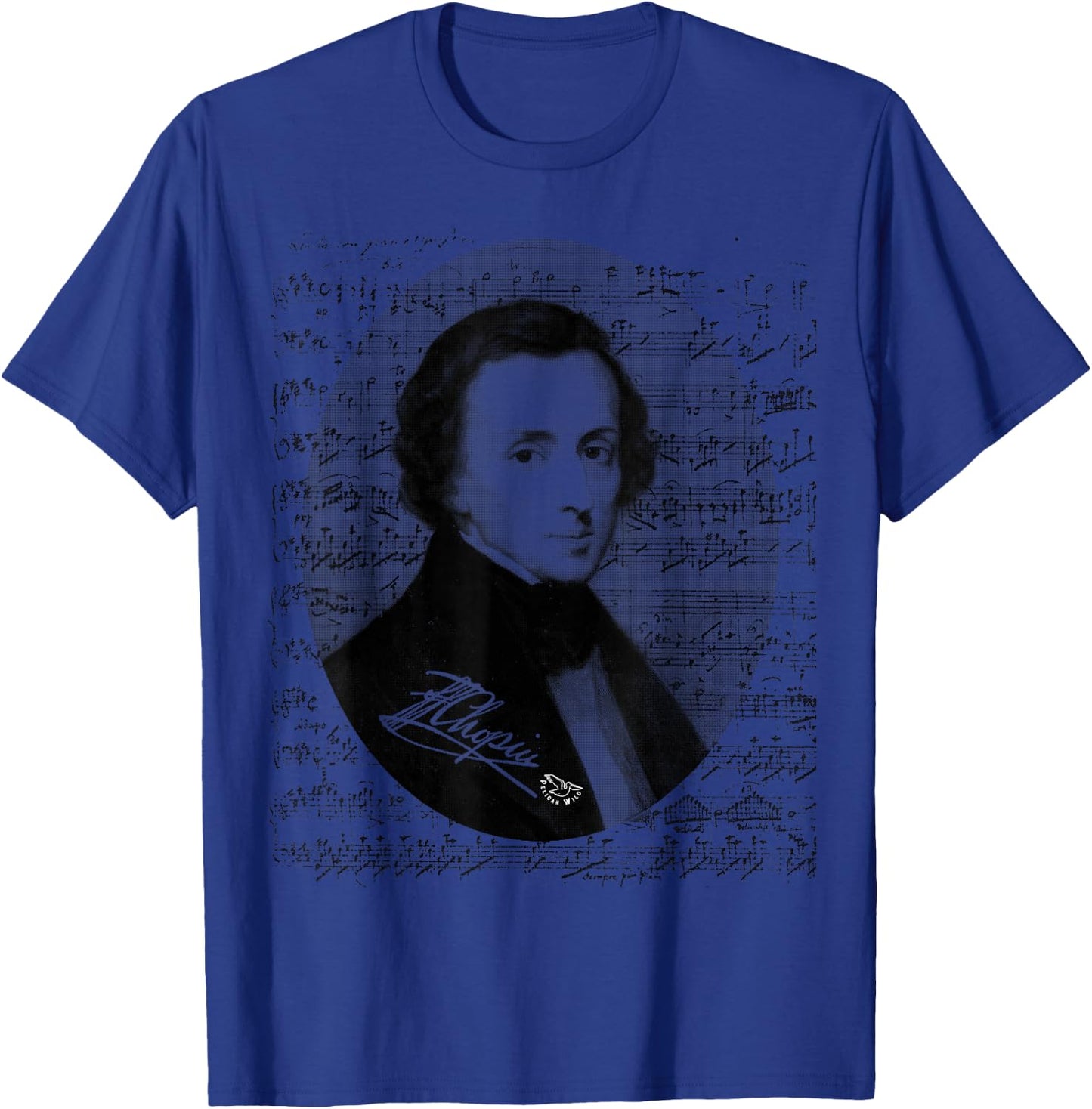 Frederic Chopin for Chopin Music Lovers Pianist Gift T-Shirt - T-Shirt | Royal