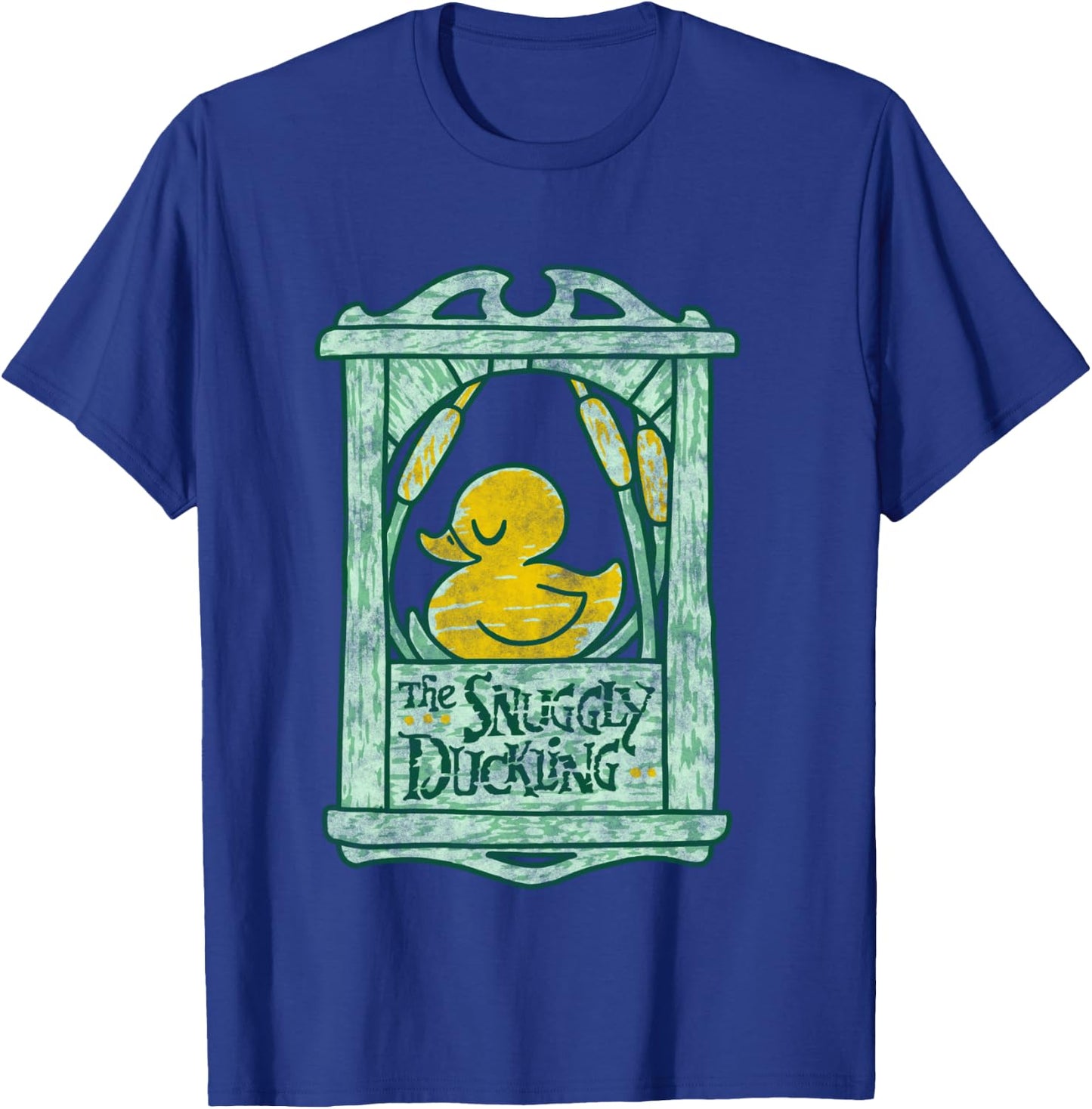 Disney Tangled The Snuggly Duckling Vintage Sign T-Shirt - T-Shirt | Royal