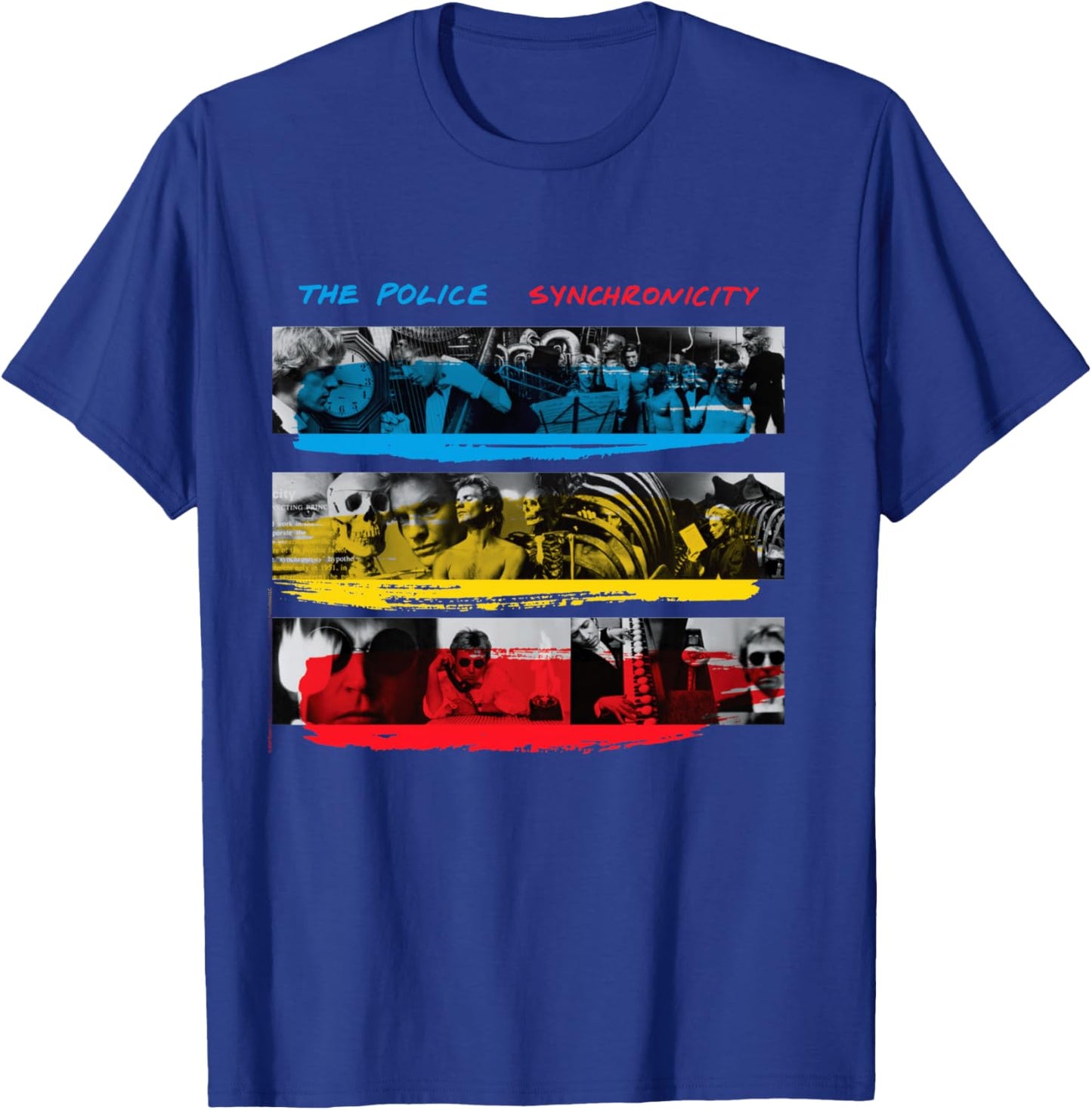 Official The Police Synchronicity resized T-Shirt - T-Shirt | Royal
