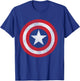 Marvel Captain America Classic Shield T-Shirt - T-Shirt | Royal