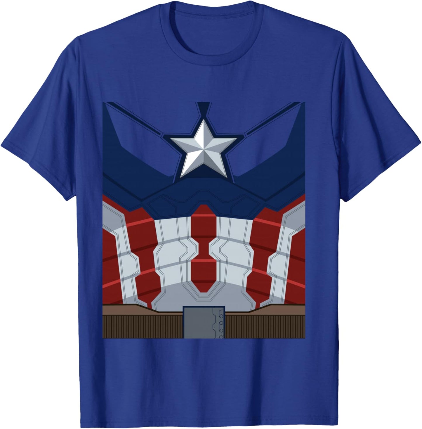 Marvel Captain America Costume T-Shirt - T-Shirt | Royal