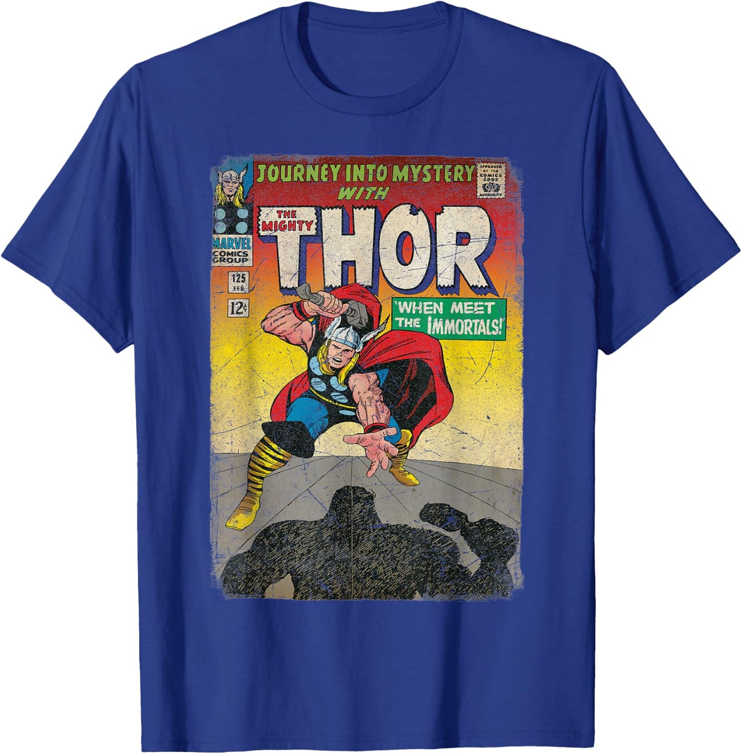 Marvel The Mighty Thor Journey Into Mystery Retro Comic T-Shirt - T-Shirt | Royal