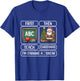 First Teach Then Christmas I'm Earning A Break Xmas Teacher T-Shirt - T-Shirt | Royal