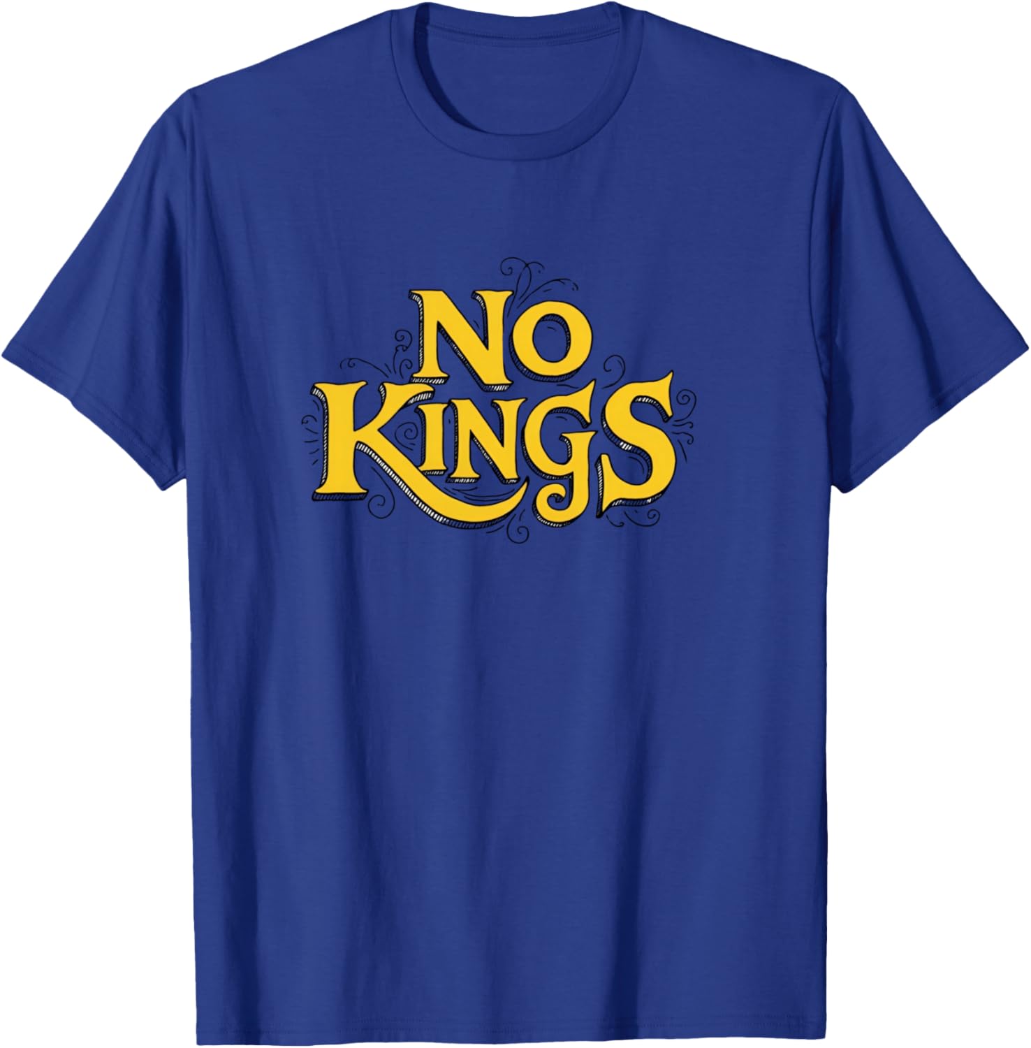 No Kings - No Kings Day Tanks, , and Tops T-Shirt - T-Shirt | Royal