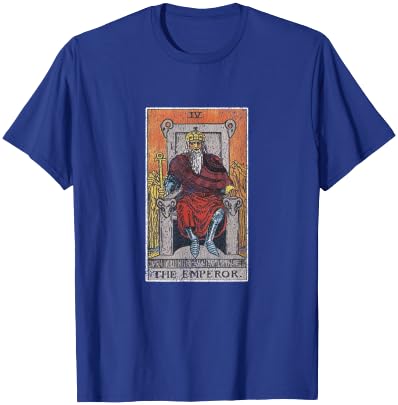 Emperor Tarot Shirt Occult Divination Psychic Gift T-Shirt - T-Shirt | Royal