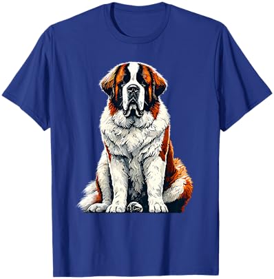 Saint Bernard Dog St. Bernard T-Shirt - T-Shirt | Royal