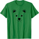 Animal Lover Baby Bear Face Cute Polar Bears Animals T-Shirt - T-Shirt | Irish Green