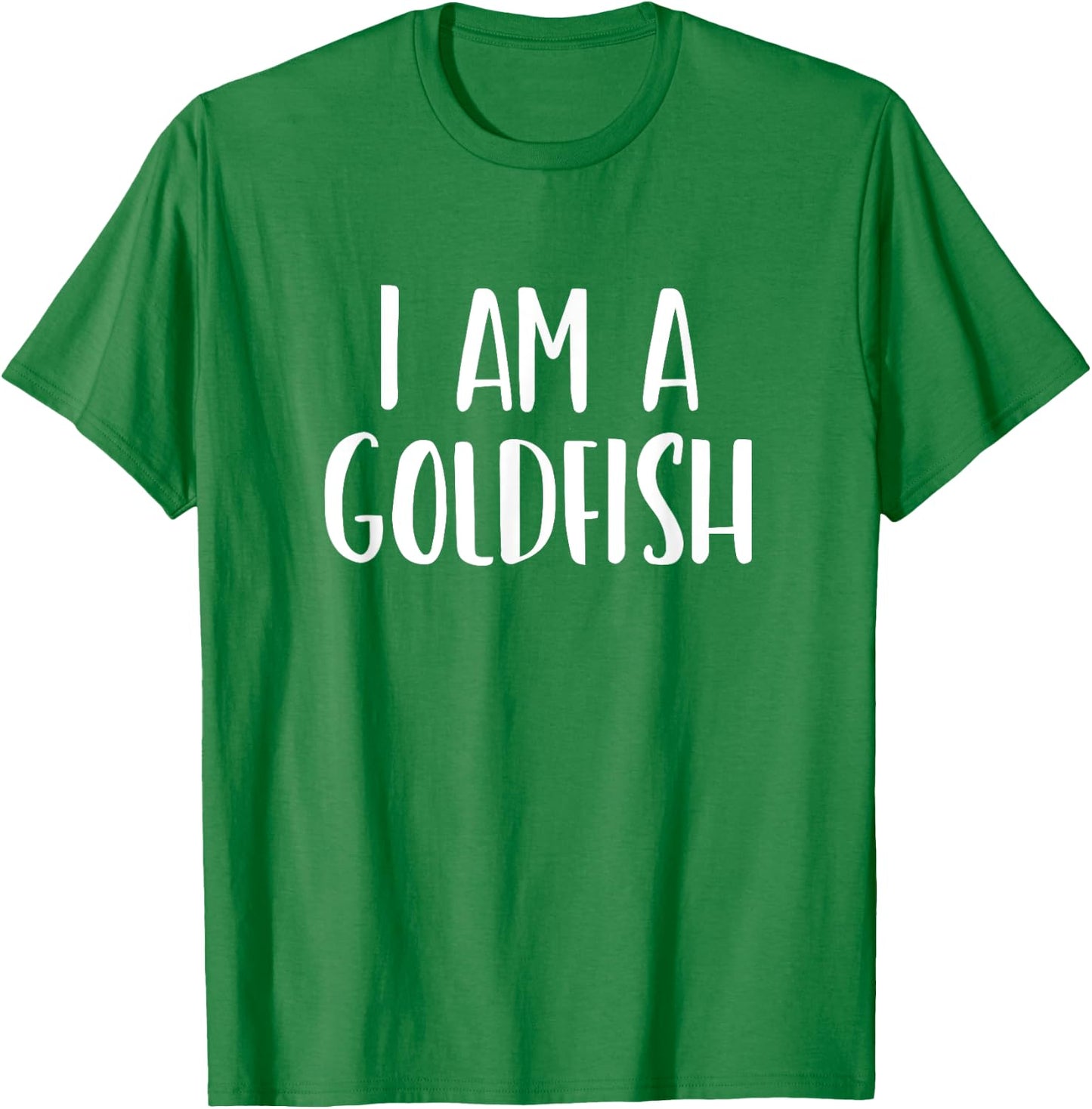 I Am A Goldfish Halloween I'm Simple Costume Lazy T-Shirt - T-Shirt | Irish Green