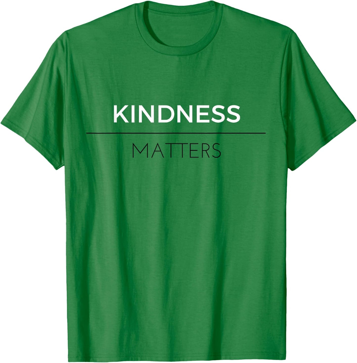 Kindness matters positive message T-Shirt - T-Shirt | Irish Green