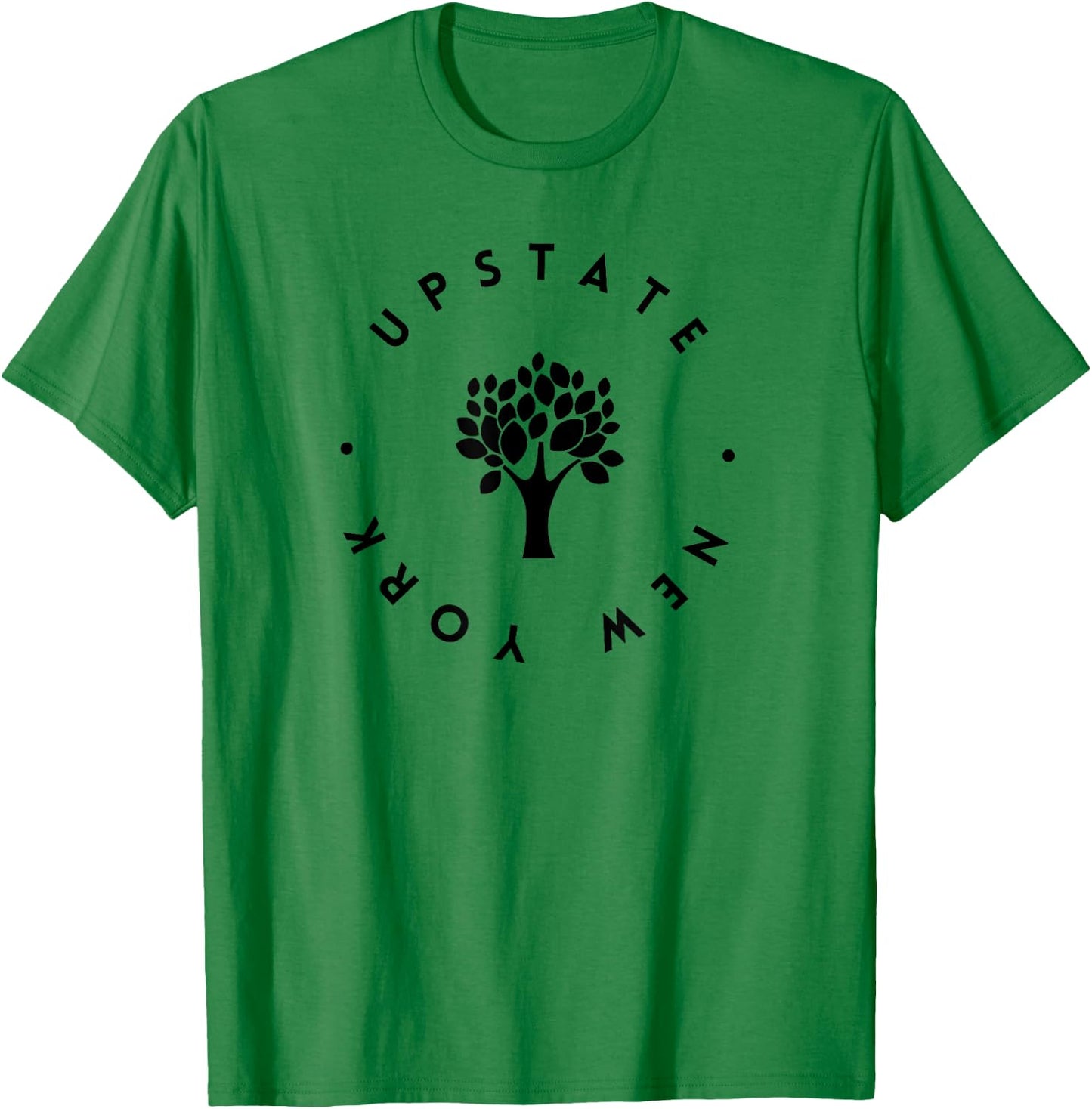 Upstate New York Tree, I love Upstate NY Design T-Shirt - T-Shirt | Irish Green
