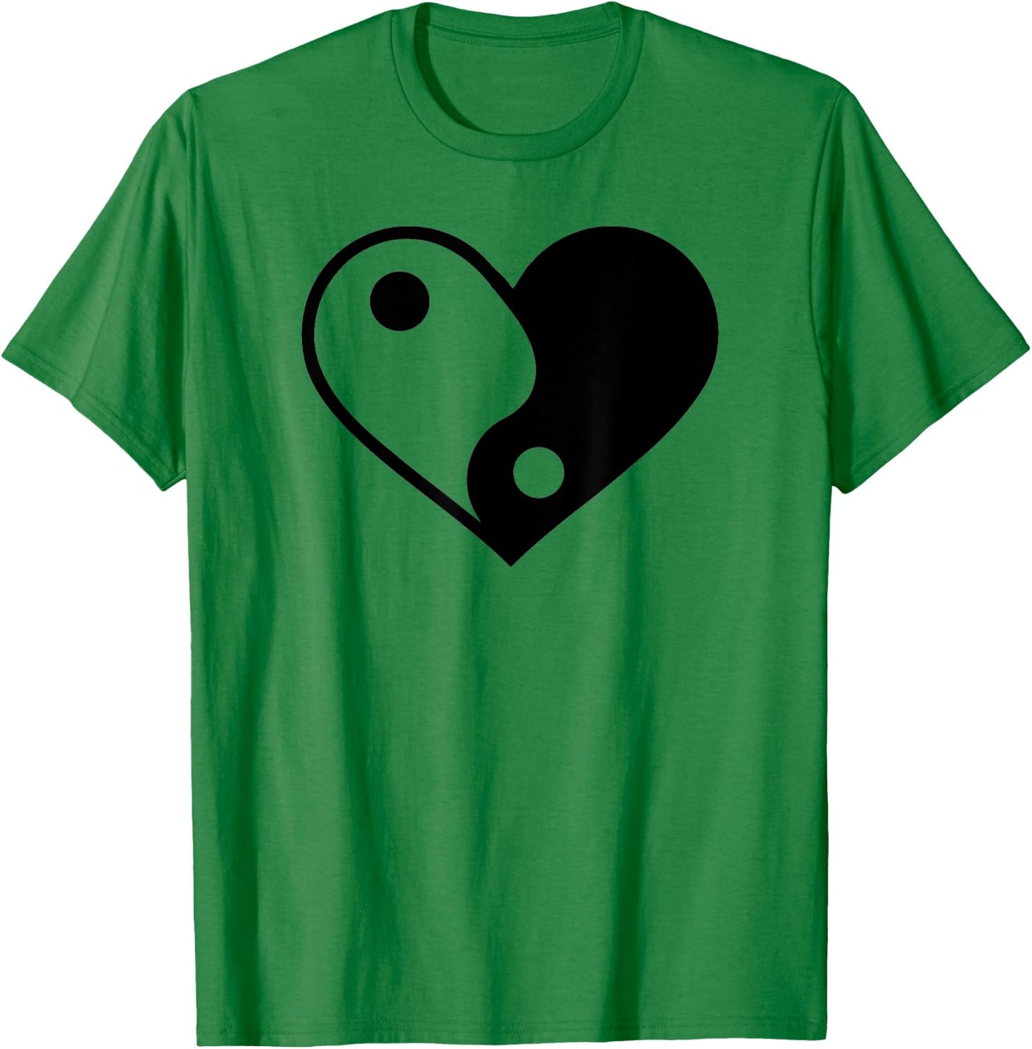 Yin yang heart T-Shirt - T-Shirt | Irish Green