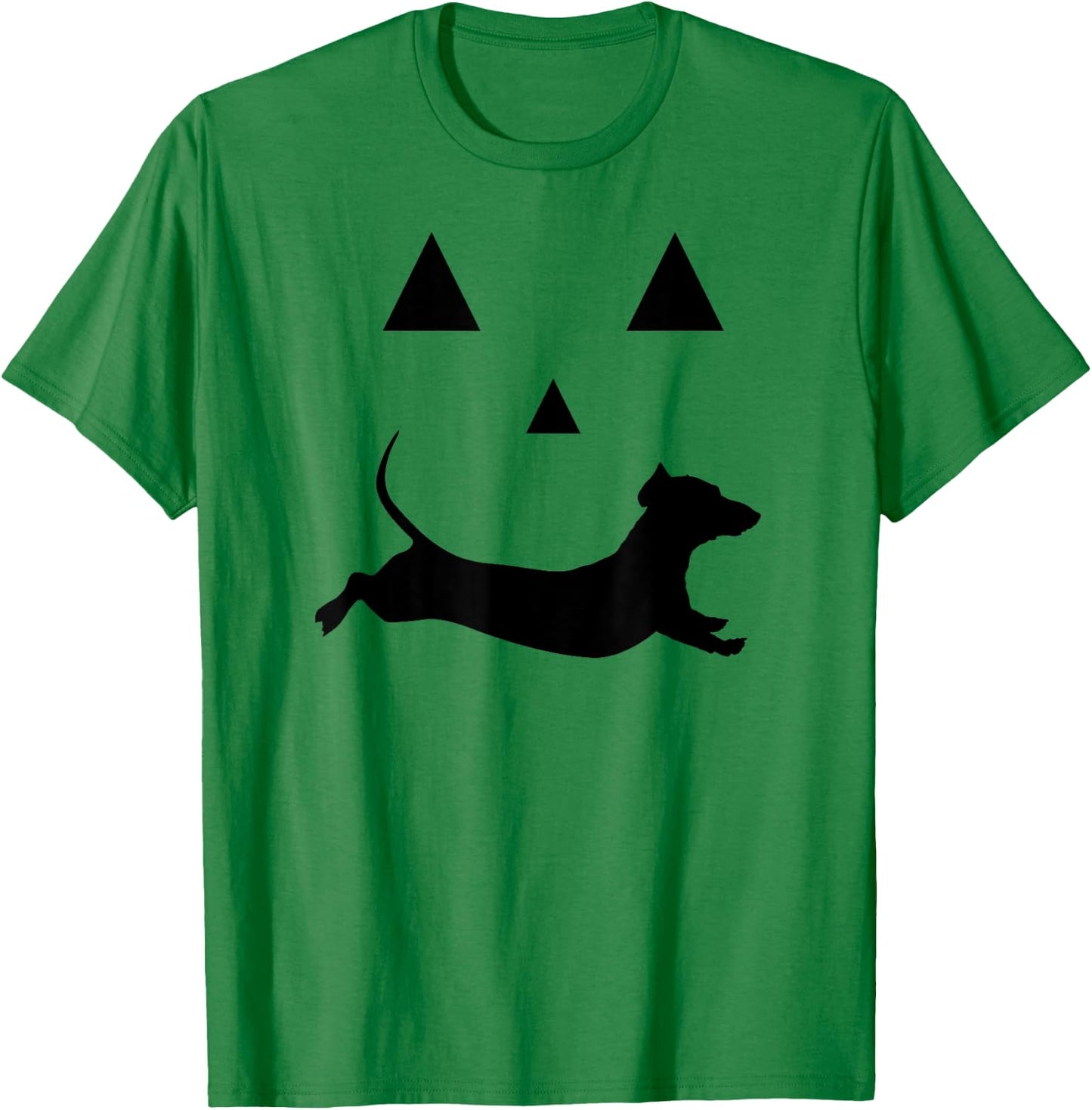 Halloween Pumpkin Dachshund Jack-o-lantern Costume T-Shirt - T-Shirt | Irish Green