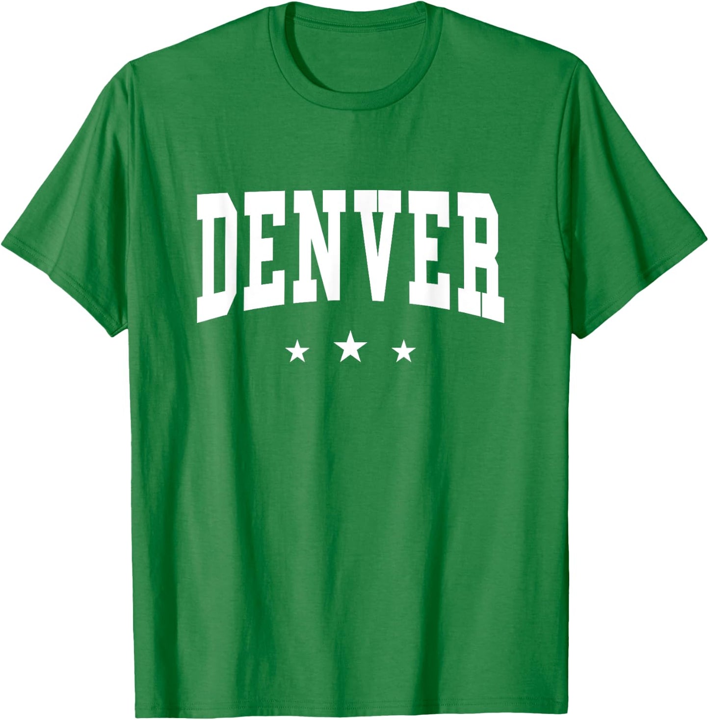 Denver - Preppy Varsity - Throwback Design - Classic T-Shirt - T-Shirt | Irish Green