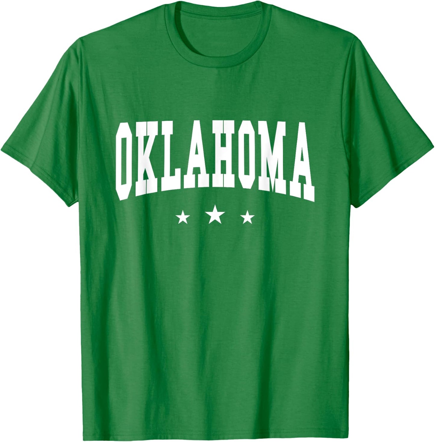 Oklahoma - Preppy Varsity Pink - Throwback Design - Classic T-Shirt - T-Shirt | Irish Green