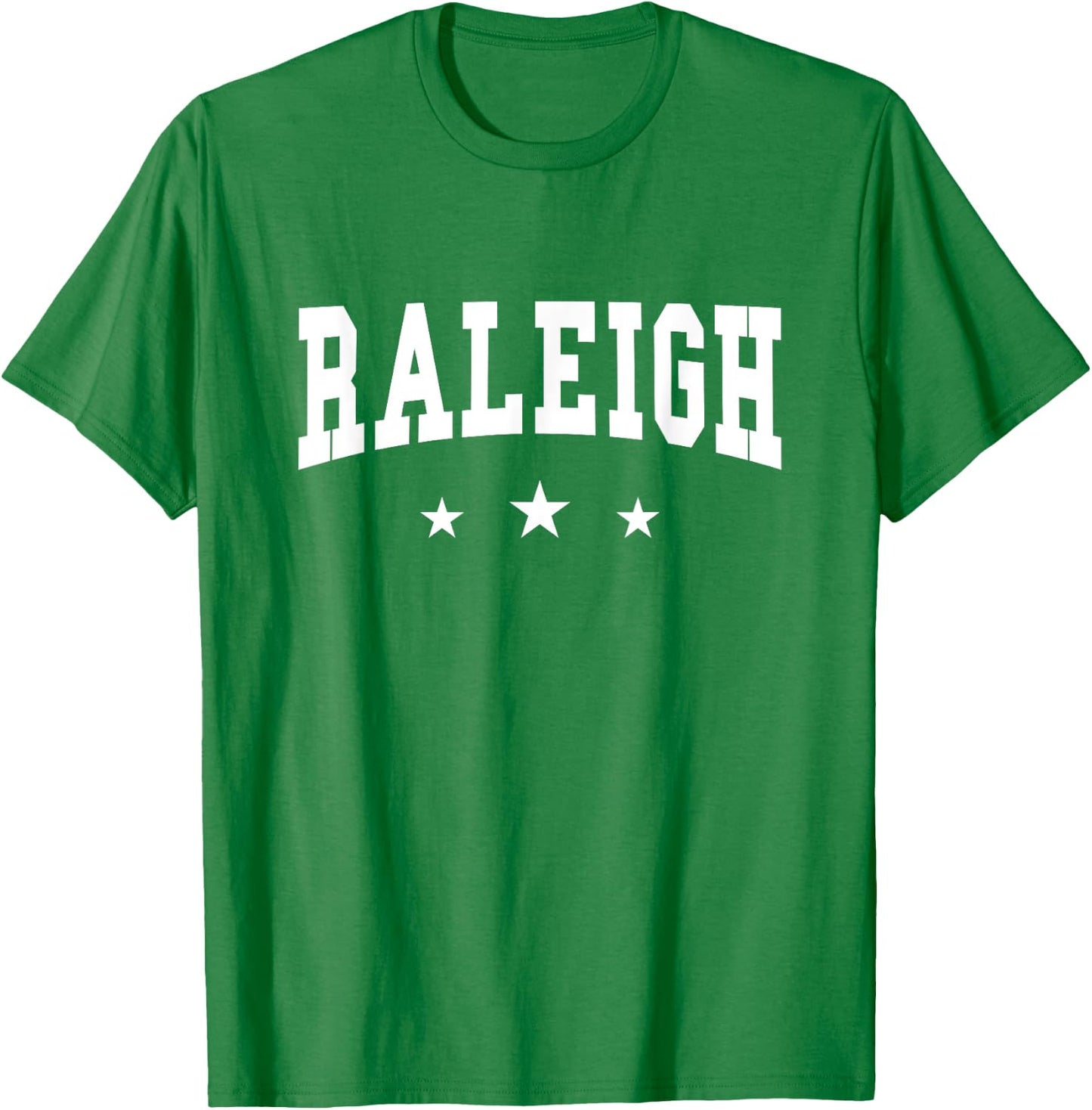 Raleigh - Preppy Varsity - Throwback Design - Classic T-Shirt - T-Shirt | Irish Green