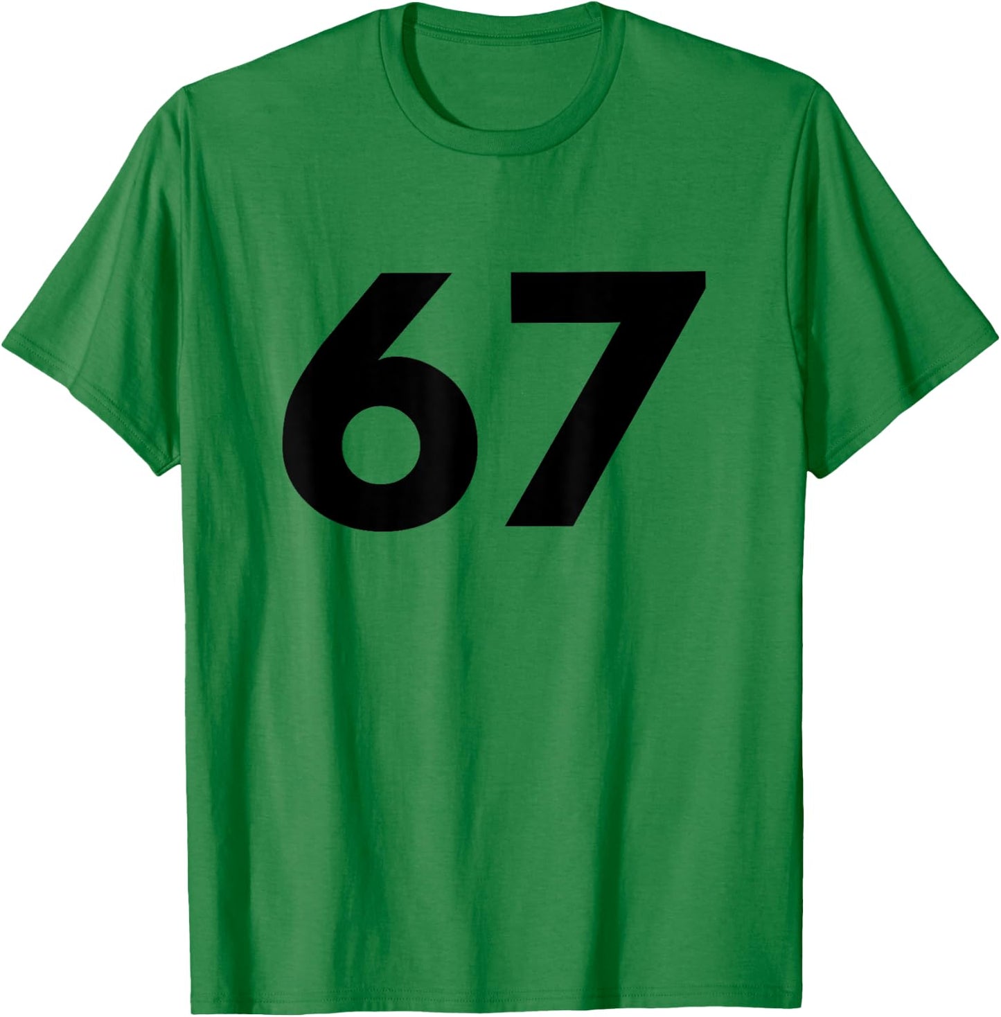 Number 67 - Best Sixty-Seven Year Old T-Shirt - T-Shirt | Irish Green