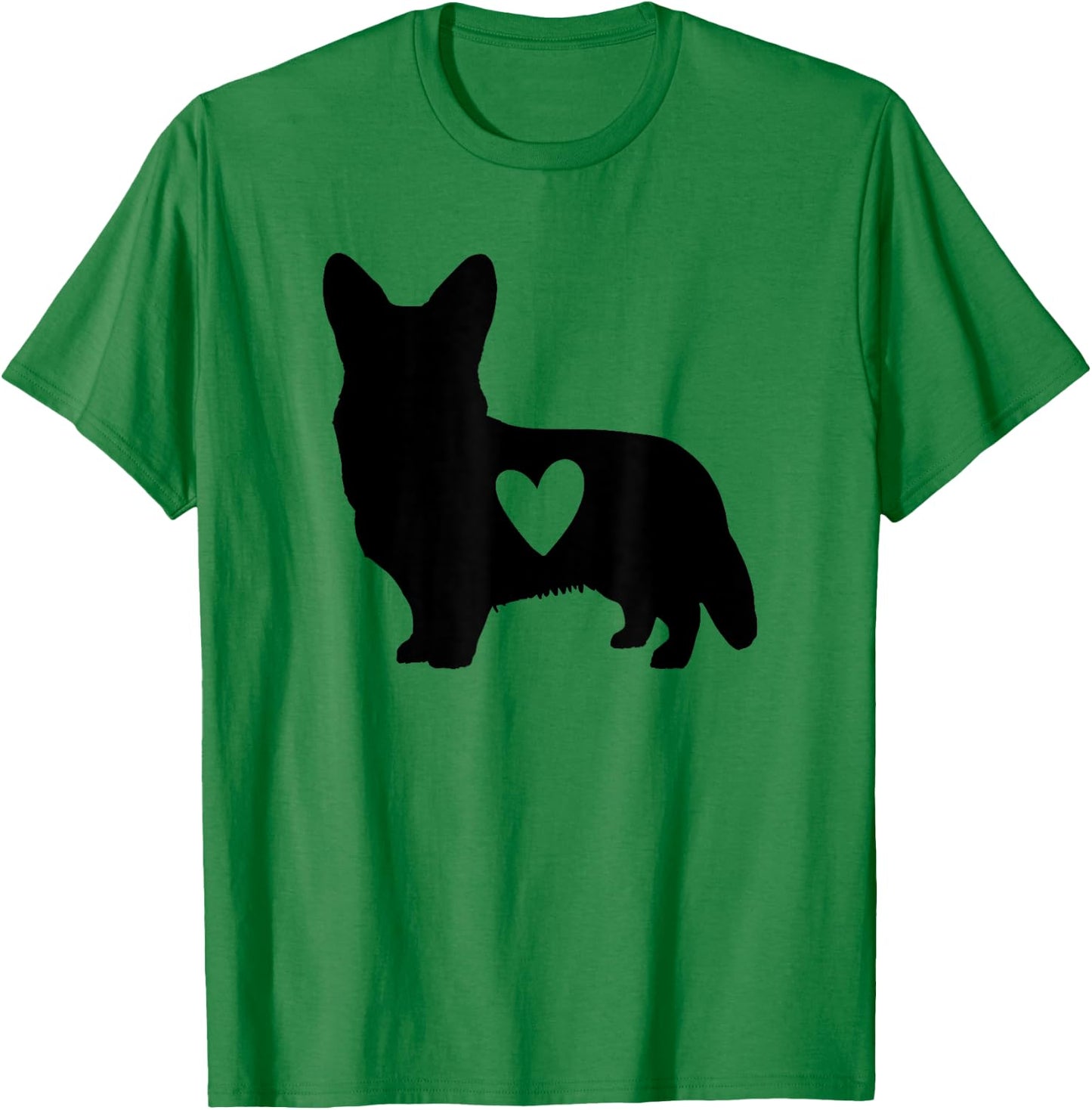 Corgi Heart Funny Pet Corgi Dog Lover T-Shirt - T-Shirt | Irish Green