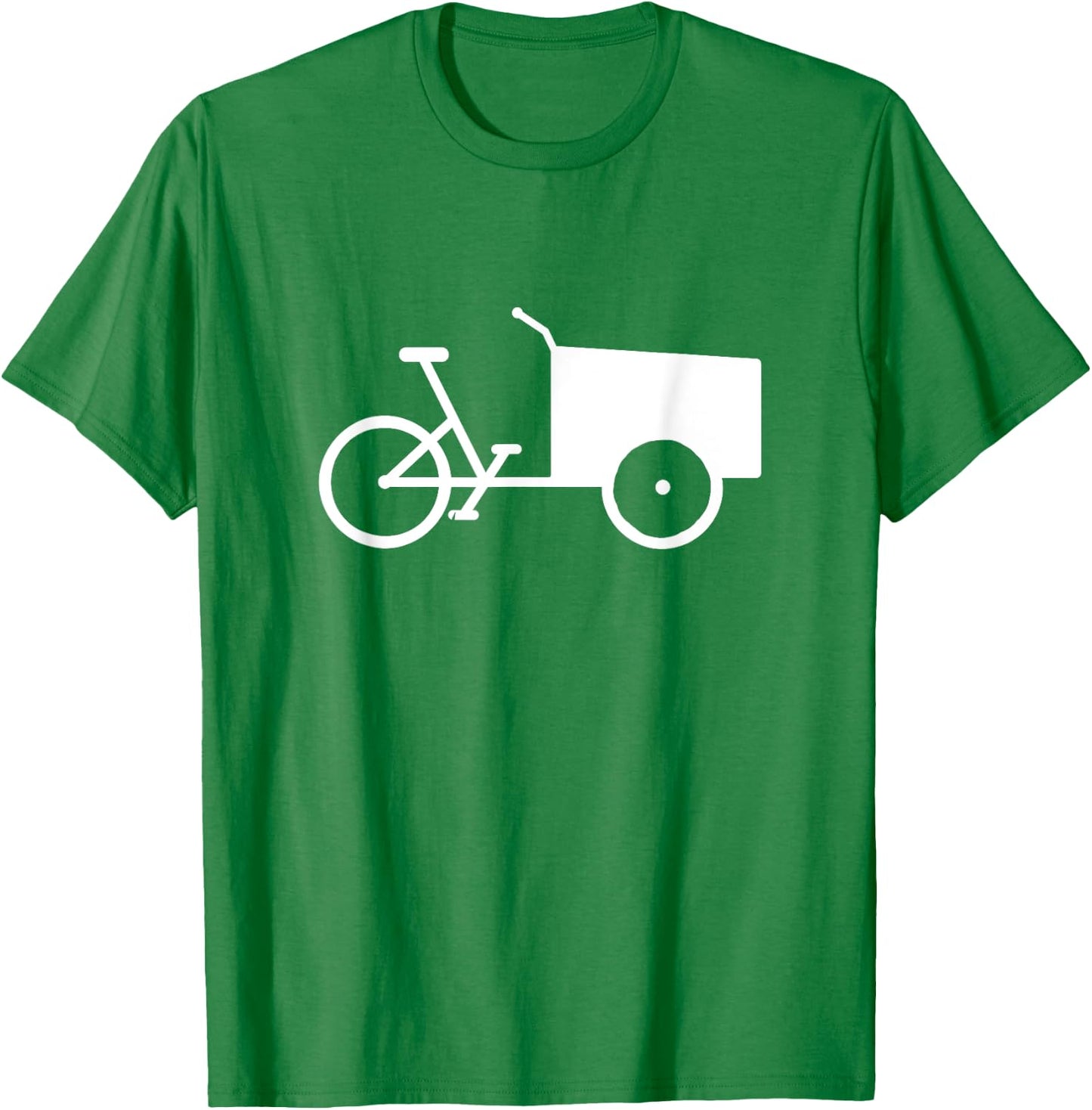 Cargo Bicycle Bakfiet Utility Bike T-Shirt - T-Shirt | Irish Green