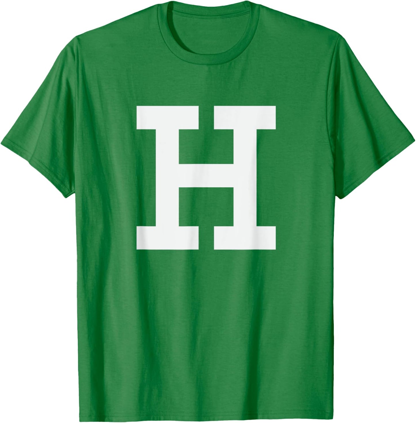Letter H Shirt Upper Case Character DIY Costume Shirt T-Shirt - T-Shirt | Irish Green