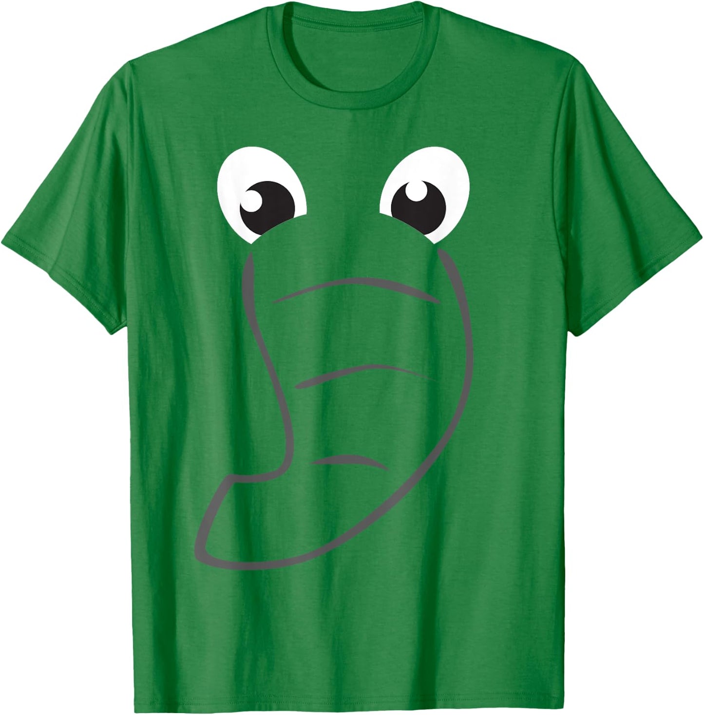 Elephant Face Cute Kids Halloween Costume Animal Gift T-Shirt - T-Shirt | Irish Green