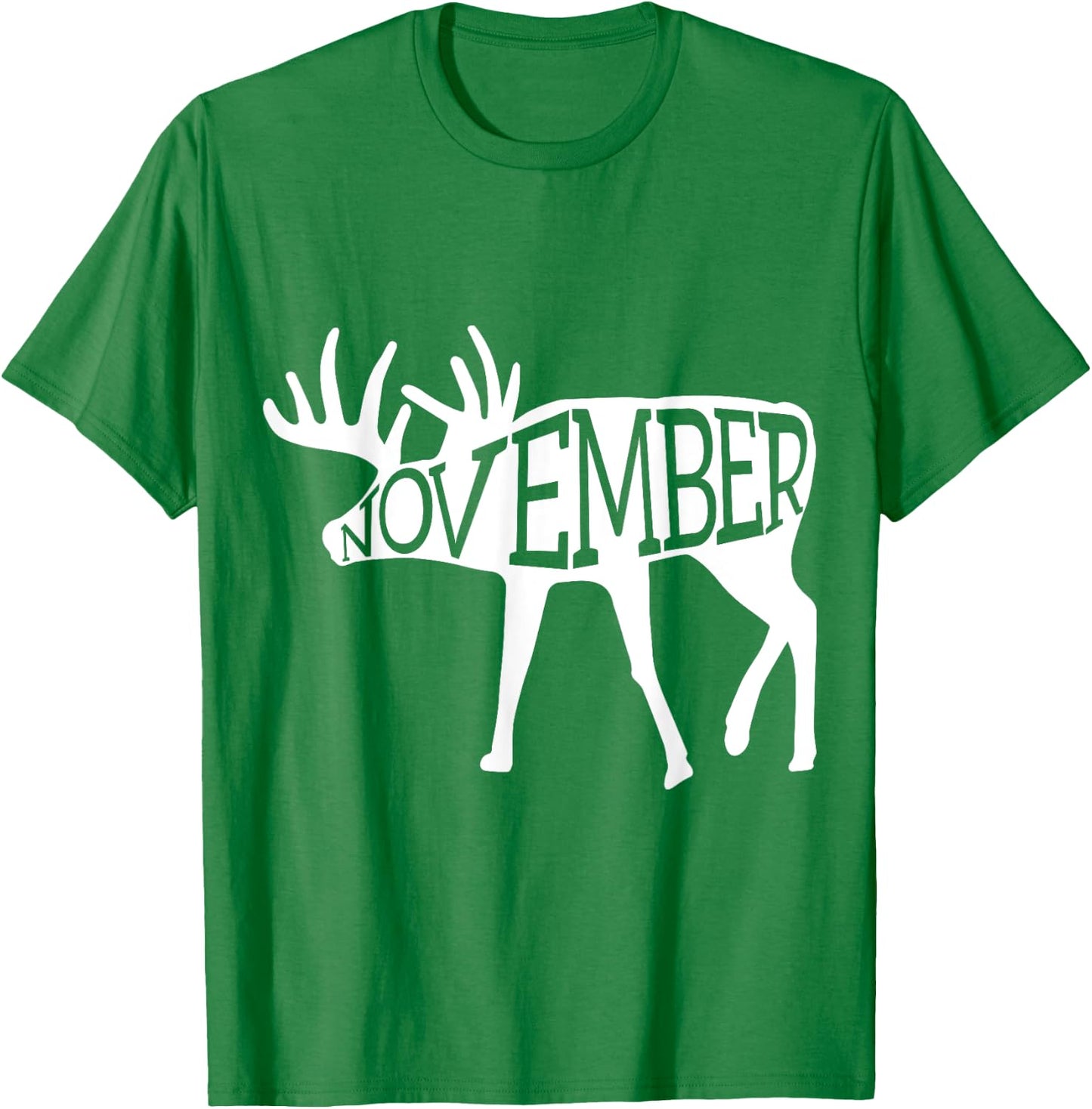 November Whitetail T-Shirt - T-Shirt | Irish Green