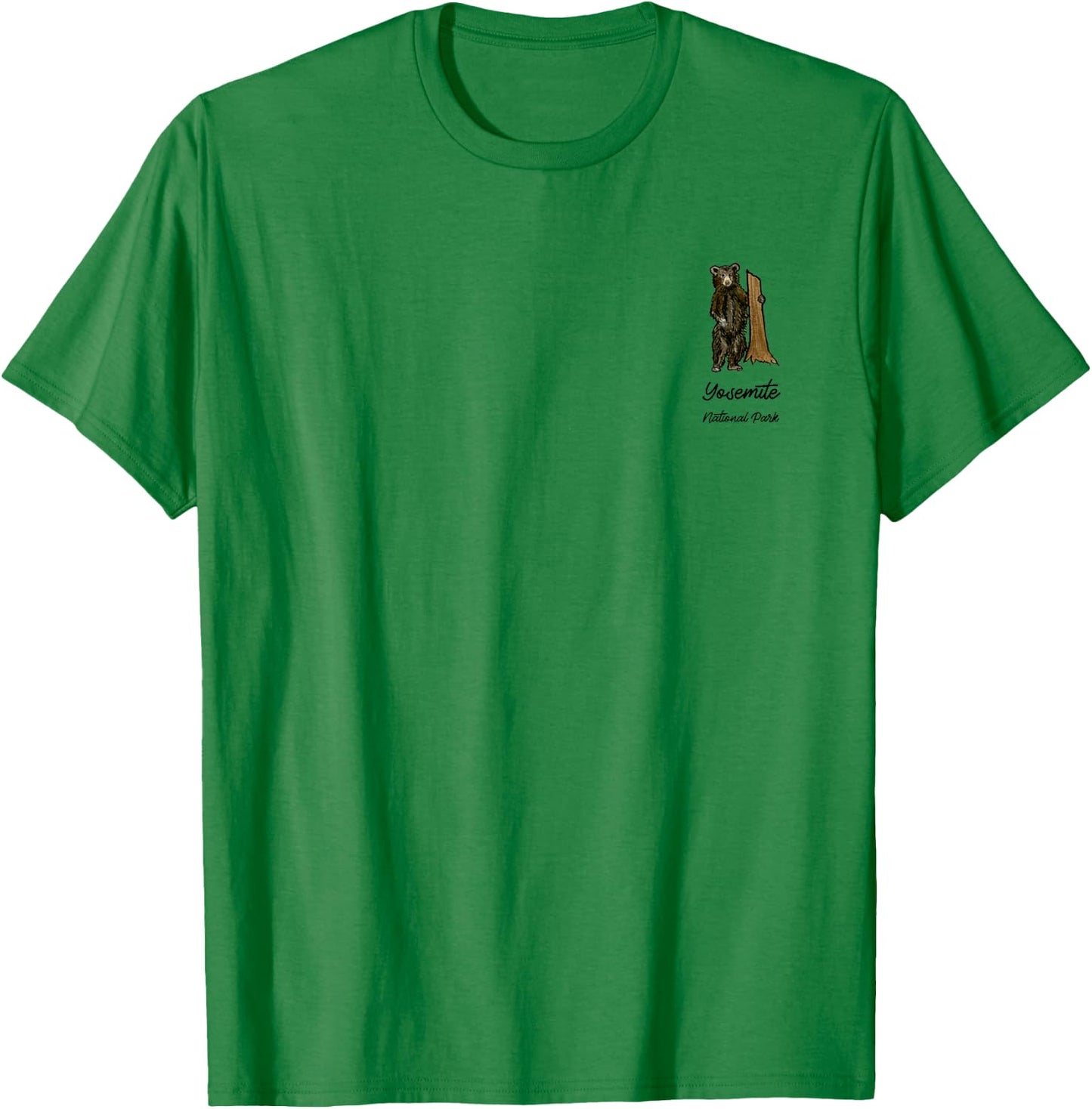 Yosemite National Park Mariposa Grove Grizzly Giant T-Shirt - T-Shirt | Irish Green