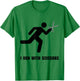 Run With Scissors Funny T-Shirt - T-Shirt | Irish Green