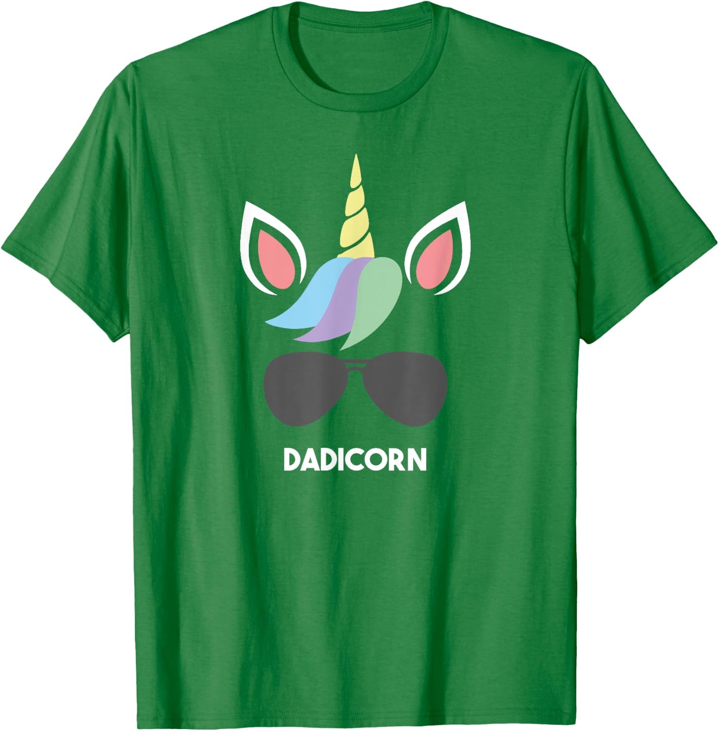Dadicorn Shirt Funny Unicorn Best Dad Father's Day Gift T-Shirt - T-Shirt | Irish Green