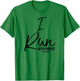 I Run with Purpose Shirt 1 Corinthians 9:26 T-Shirt - T-Shirt | Irish Green