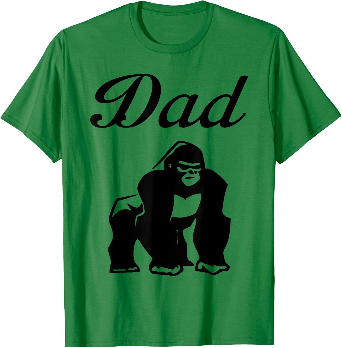 Gorilla Proud Dad T-Shirt - T-Shirt | Irish Green