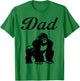 Gorilla Proud Dad T-Shirt - T-Shirt | Irish Green