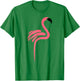 Flamingo Logo Style Cool Graphic T-Shirt - T-Shirt | Irish Green