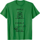 Inhale Exhale English Bulldog Asana Pose Funny T-Shirt - T-Shirt | Irish Green
