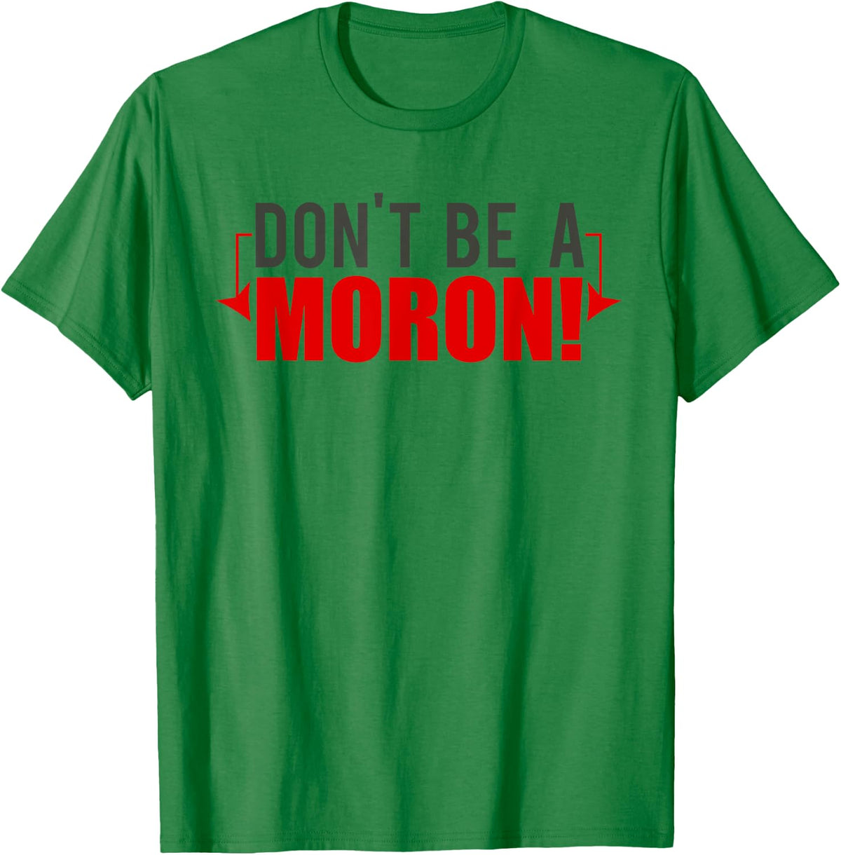 Designs by Dan Men's Funny Grey Modern Letter Print , Small, Short Sleeve, , Classic Fit, Cotton 50% Polyester 50% T-Shirt - T-Shirt | Irish Green