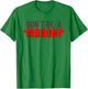 Designs by Dan Men's Funny Grey Modern Letter Print , Small, Short Sleeve, , Classic Fit, Cotton 50% Polyester 50% T-Shirt - T-Shirt | Irish Green