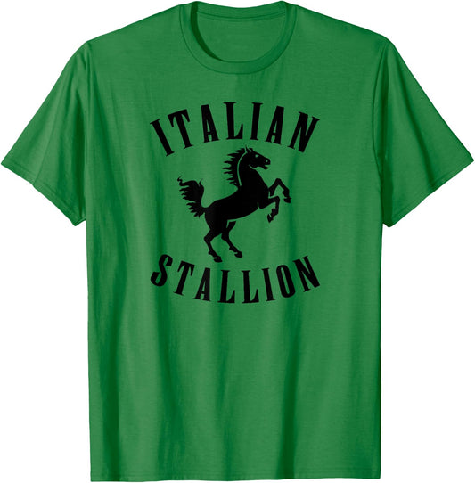 Italian Stallion T-Shirt - T-Shirt | Irish Green