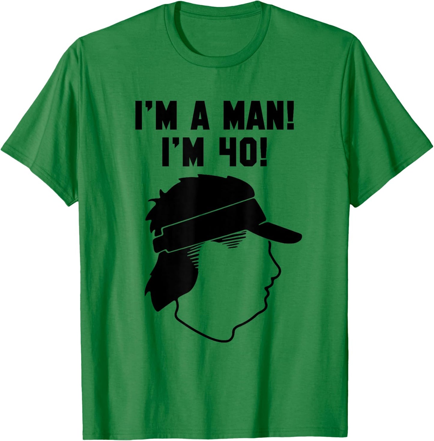 Mike Gundy "I'M A MAN! I'M 40!" T-Shirt - T-Shirt | Irish Green