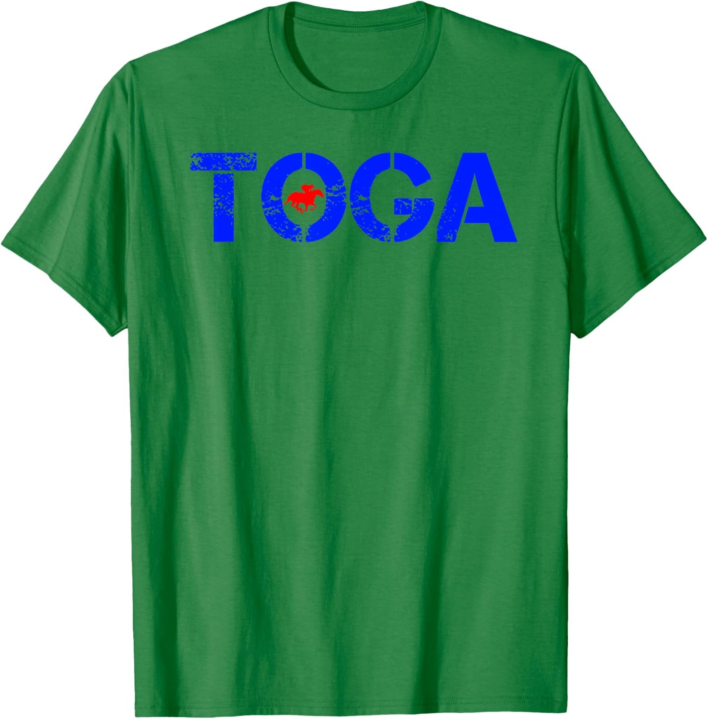 Toga Saratoga Springs Upstate New York Horse Racing T-Shirt - T-Shirt | Irish Green